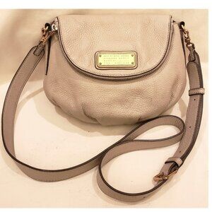 Marc by Marc Jacobs Crossbody/Shoulder Bag Light Taupe Pebbled Leather